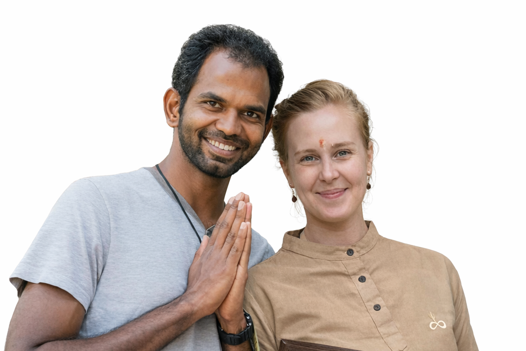 Rama & Amritha - Isha Hatha Yoga Teacher